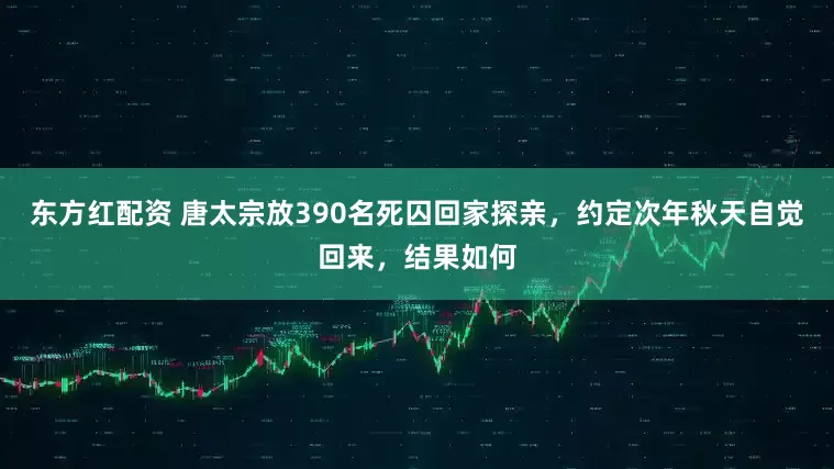 东方红配资 唐太宗放390名死囚回家探亲，约定次年秋天自觉回来，结果如何